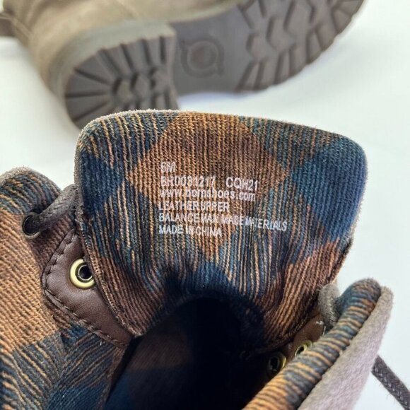 Born Codi Suede Hiking Boots Size 6M Taupe Waterproof Lug Sole Urban Rugged - Picture 15 of 15